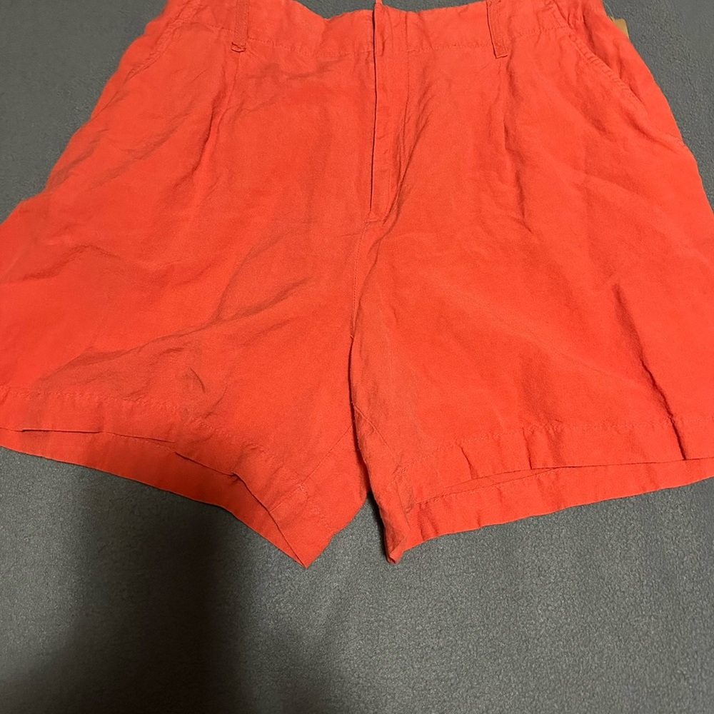 Vibrant Orange Shorts
